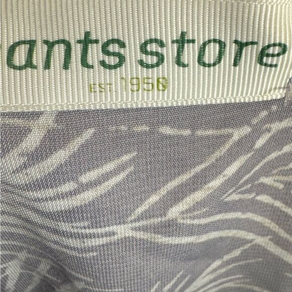 Lilac purple and ivory ruched peplum top size XS - Picture 6 of 7